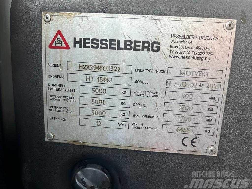 Linde H50D-02 5 TON / 5 METERS Diesel heftrucks