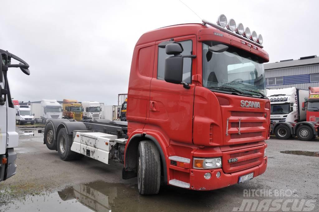 Scania R480LB6X2*4MNB Chassis met cabine