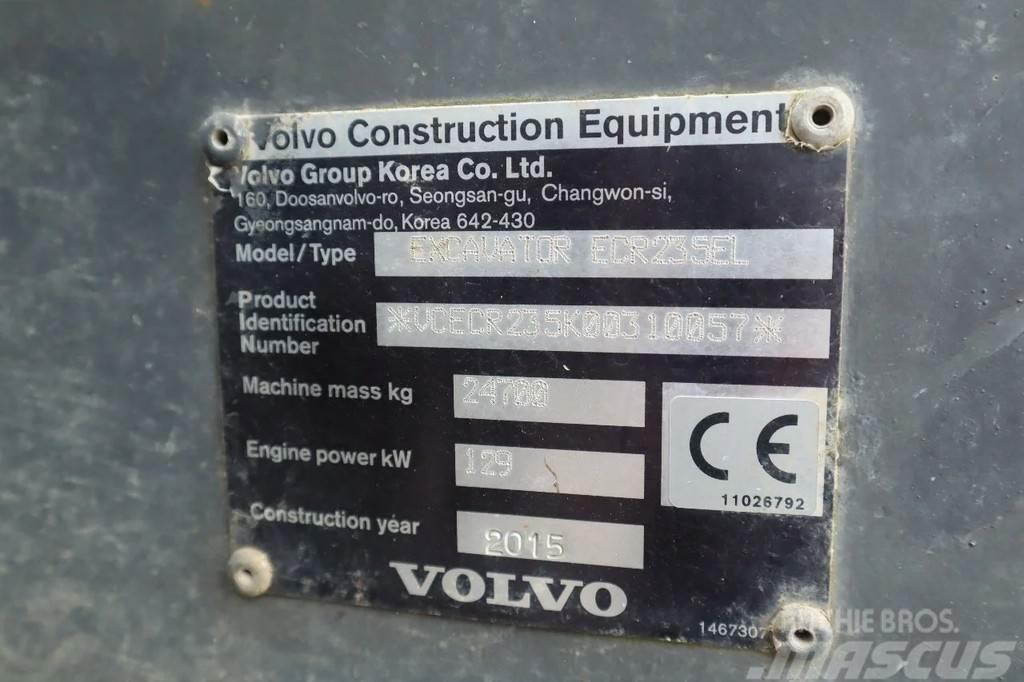 Volvo ECR 235 EL | ROTOTILT | BUCKET | AIRCO Rupsgraafmachines