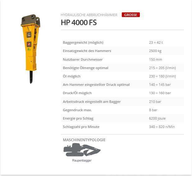 Indeco HP 4000 FS Hamers en brekers