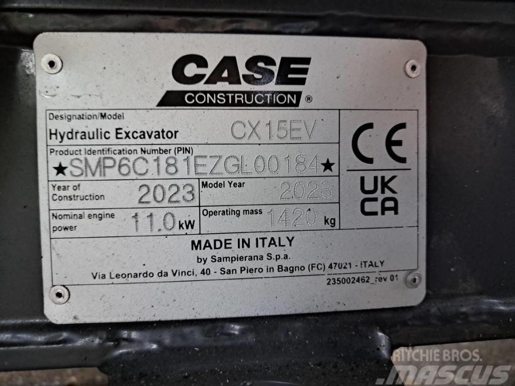 CASE CX15EV Minigraafmachines < 7t