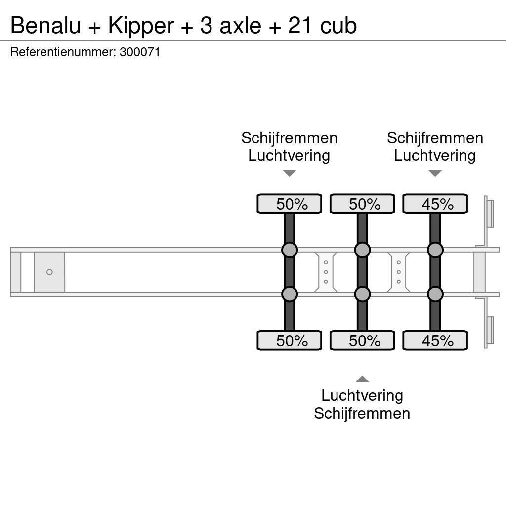 Benalu + Kipper + 3 axle + 21 cub Kippers