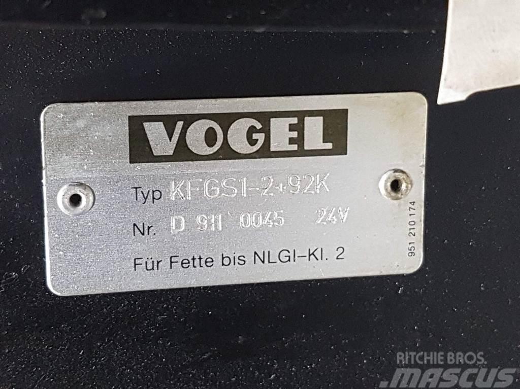 Liebherr A924-Vogel KFGS1-2+92K 24V-Lubricating system Chassis en ophanging