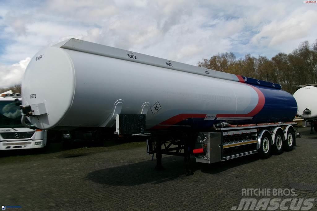 LAG Fuel tank alu 44.5 m3 / 6 comp + pump Tankopleggers