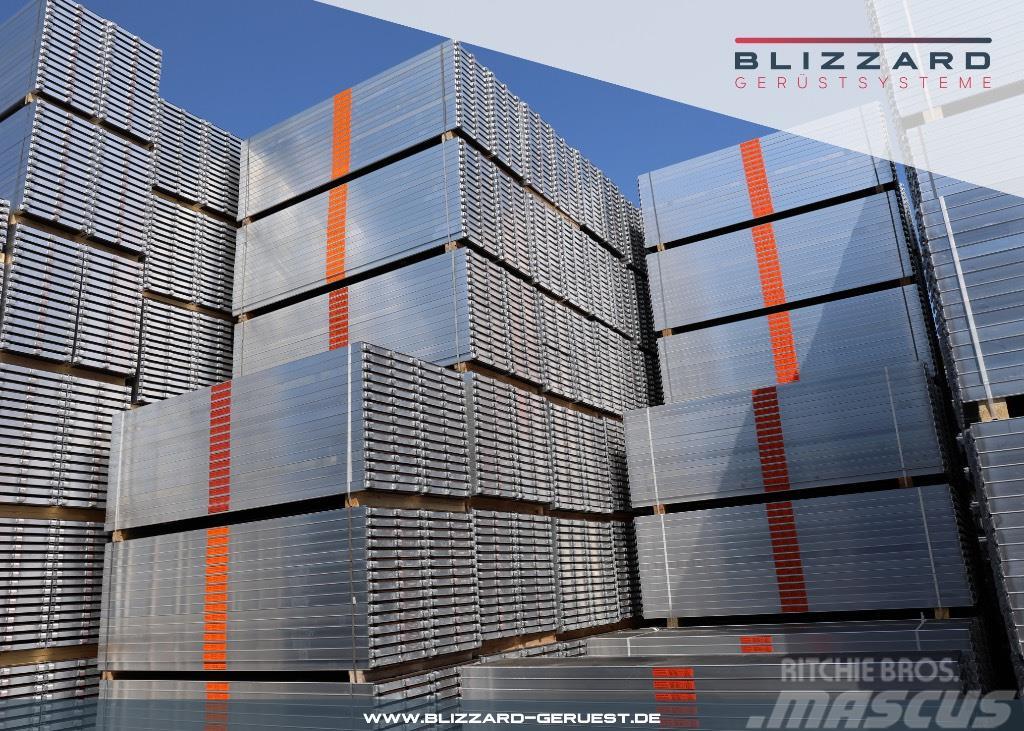  163,45 m² Blizzard Alu Gerüst mit Robustböden Bliz Steigermateriaal