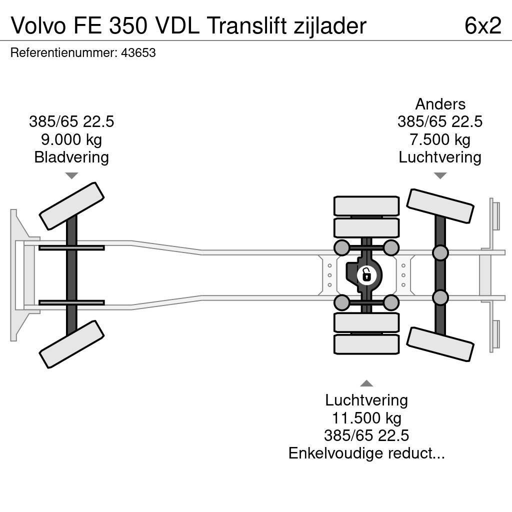 Volvo FE 350 VDL Translift zijlader Vuilniswagens