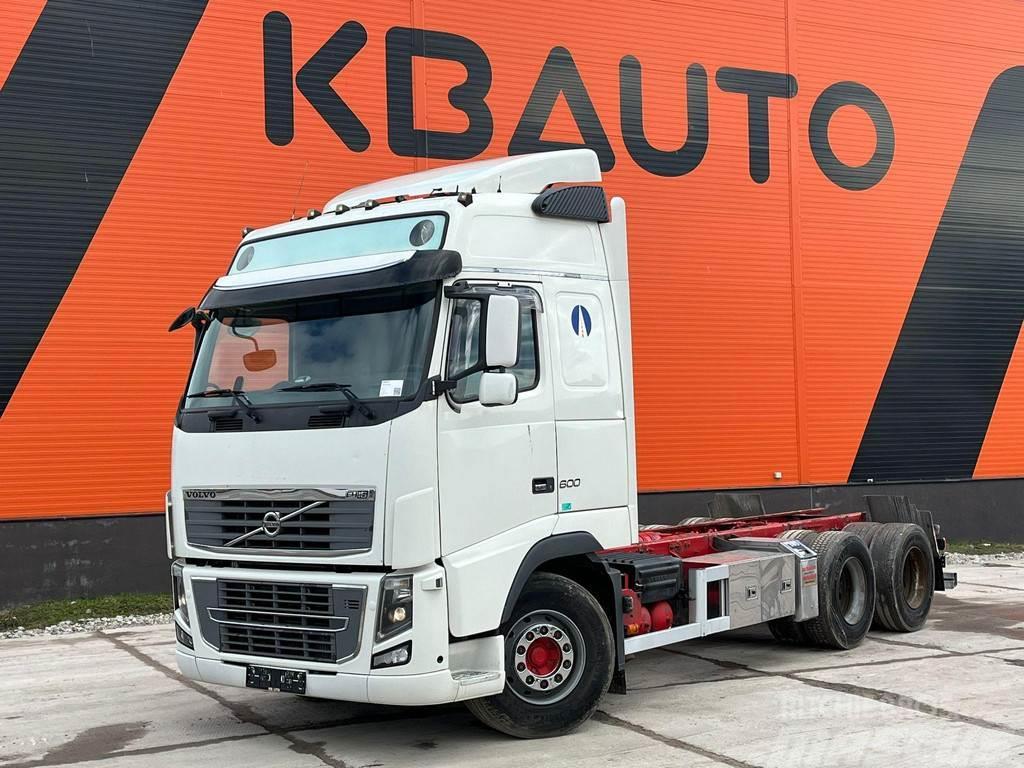 Volvo FH 16 600 6x4 RETARDER / CHASSIS L=6289 mm Chassis met cabine