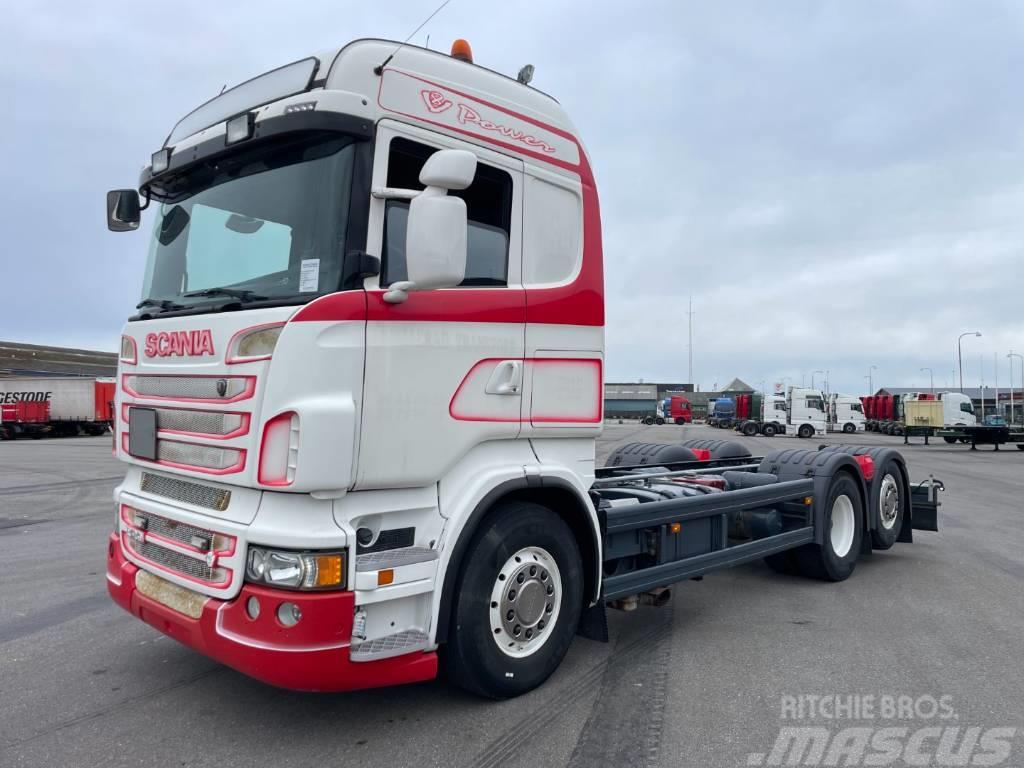 Scania R560 V8 6x2 ADR Chassis Euro 5 Chassis met cabine