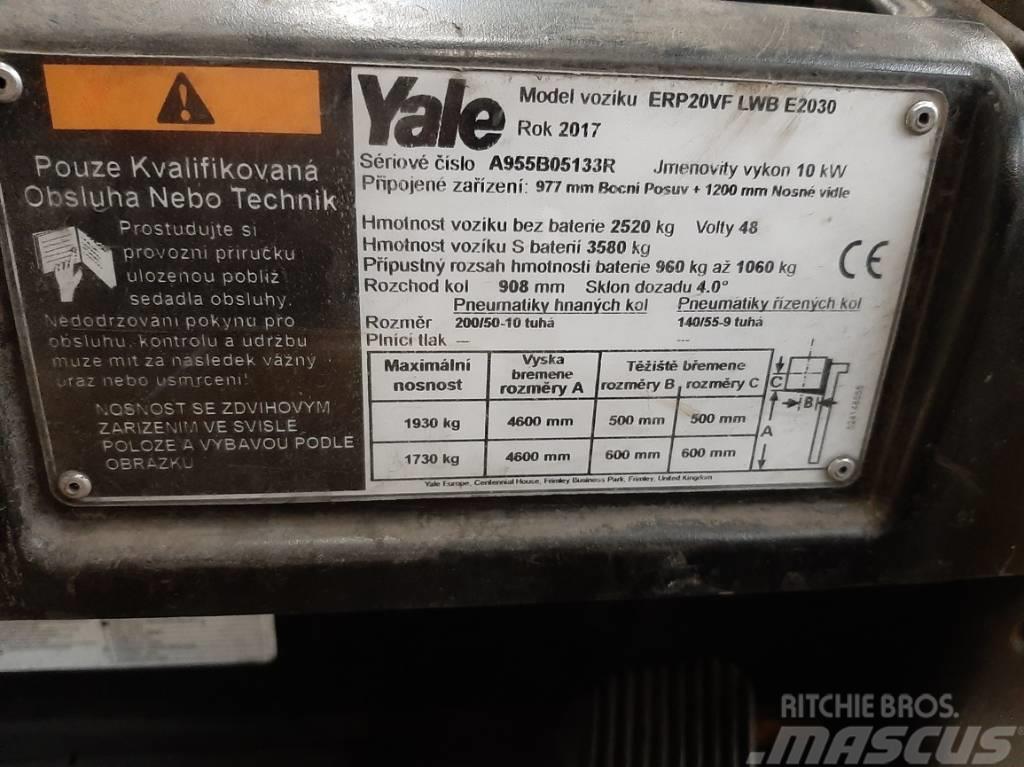 Yale ERP20VFLWB Elektrische heftrucks