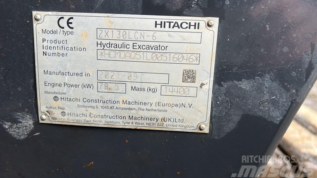 Hitachi ZX130 LCN-6 Rupsgraafmachines