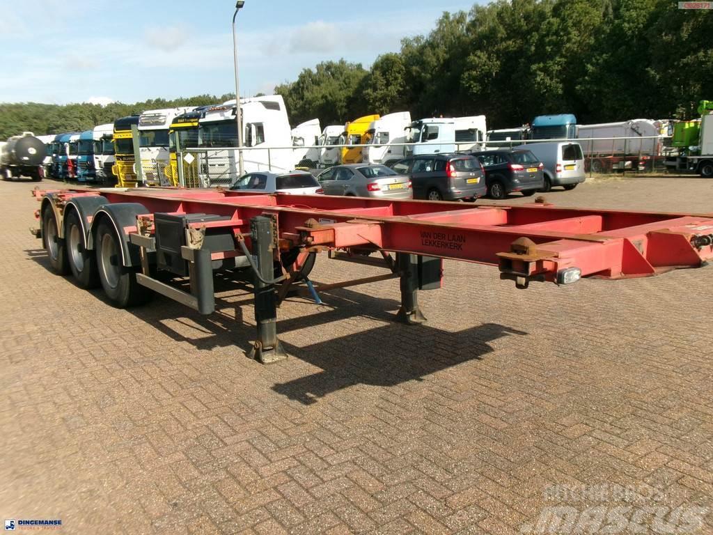 Burg 3-axle container chassis 20,30 ft + ADR Containerchassis