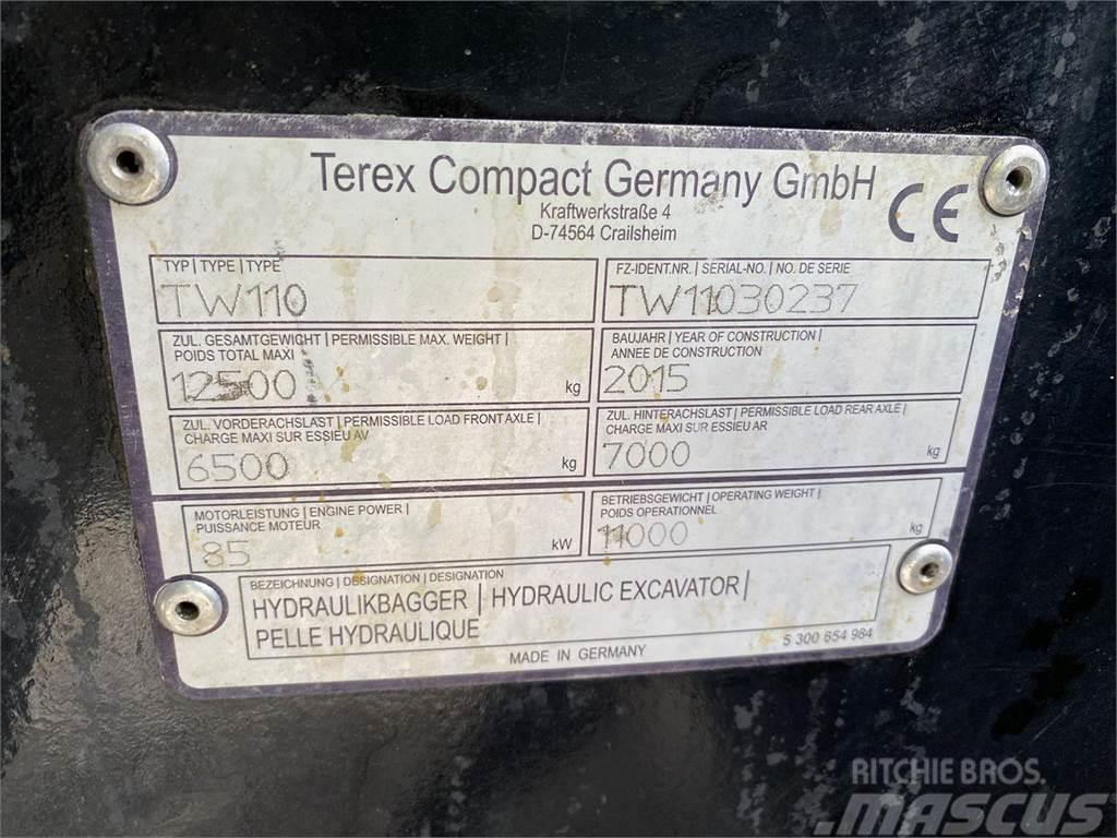 Terex TW110 Wielgraafmachines