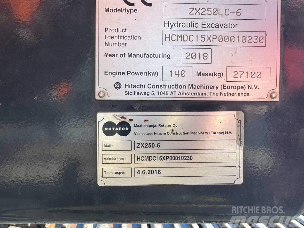 Hitachi ZX 250 LC N-6 Rupsgraafmachines