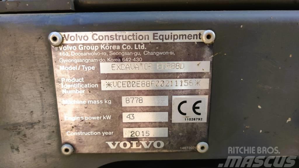 Volvo ECR 88D Rupsgraafmachines