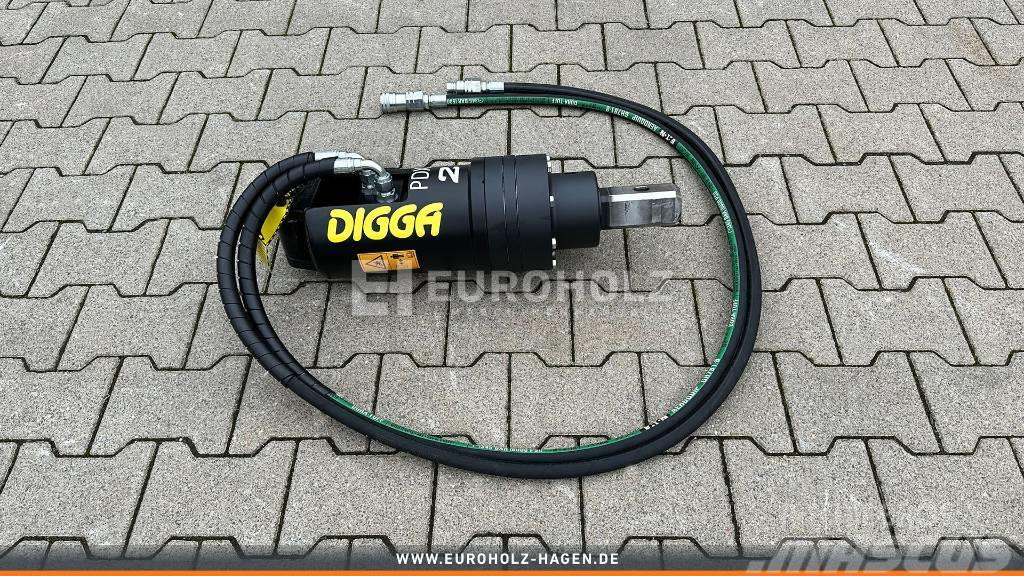  [Digga] Digga PDX2 Erdbohrer Motor mit Schläuchen Boren