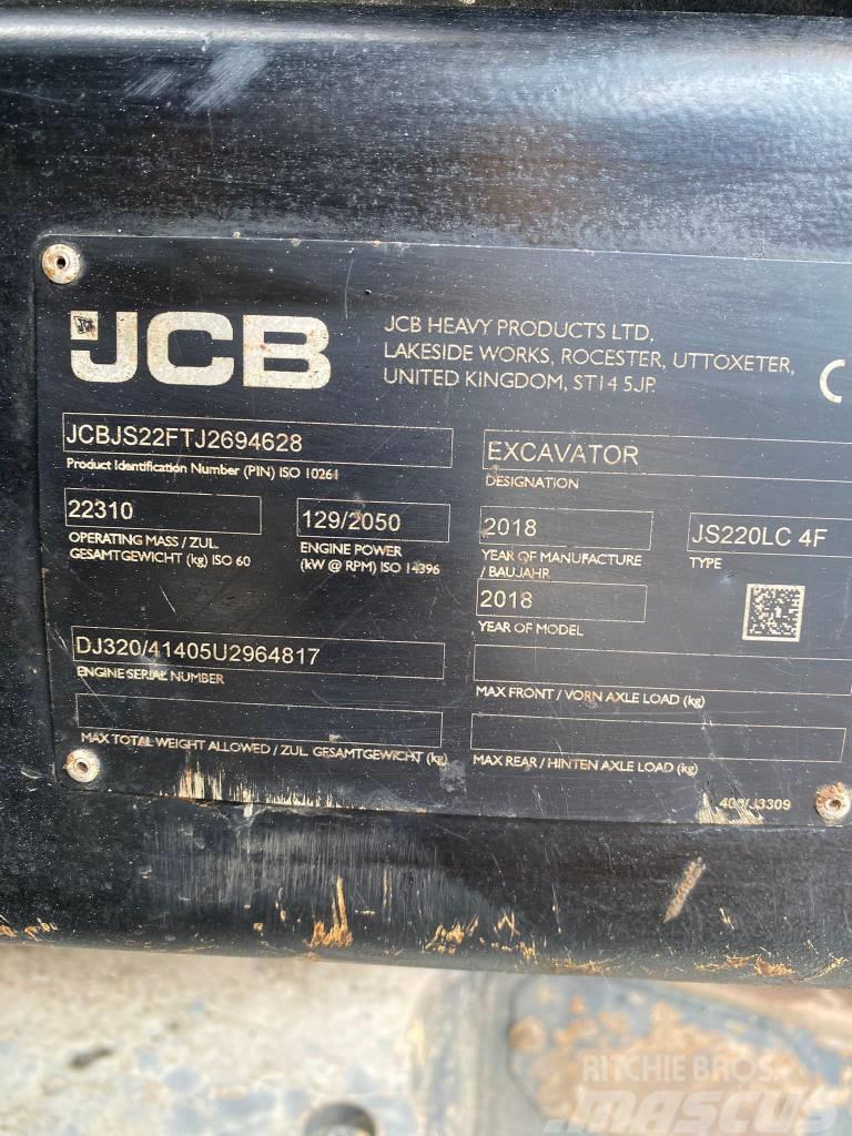 JCB JS 220 LC Rupsgraafmachines