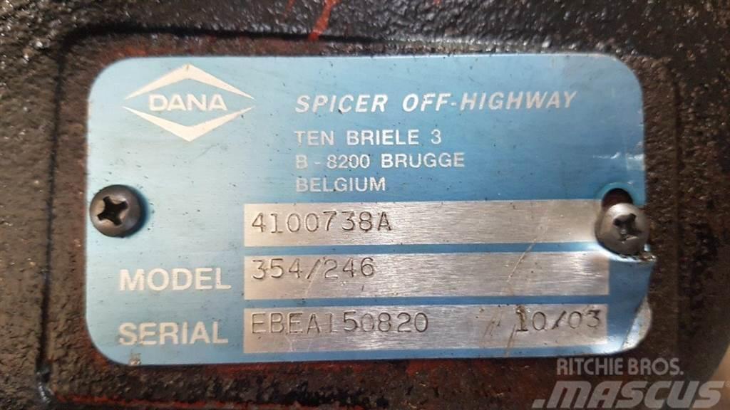  Dana Spicer 354 / 246 - Ahlmann AZ 150 - Transmiss Transmissie