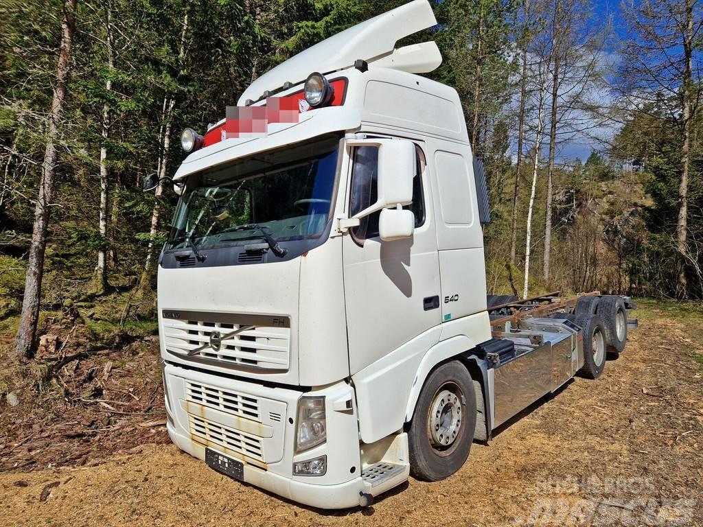 Volvo FH13 540 *6x2 *RETARDER *CHASSIS *VIDEO Chassis met cabine