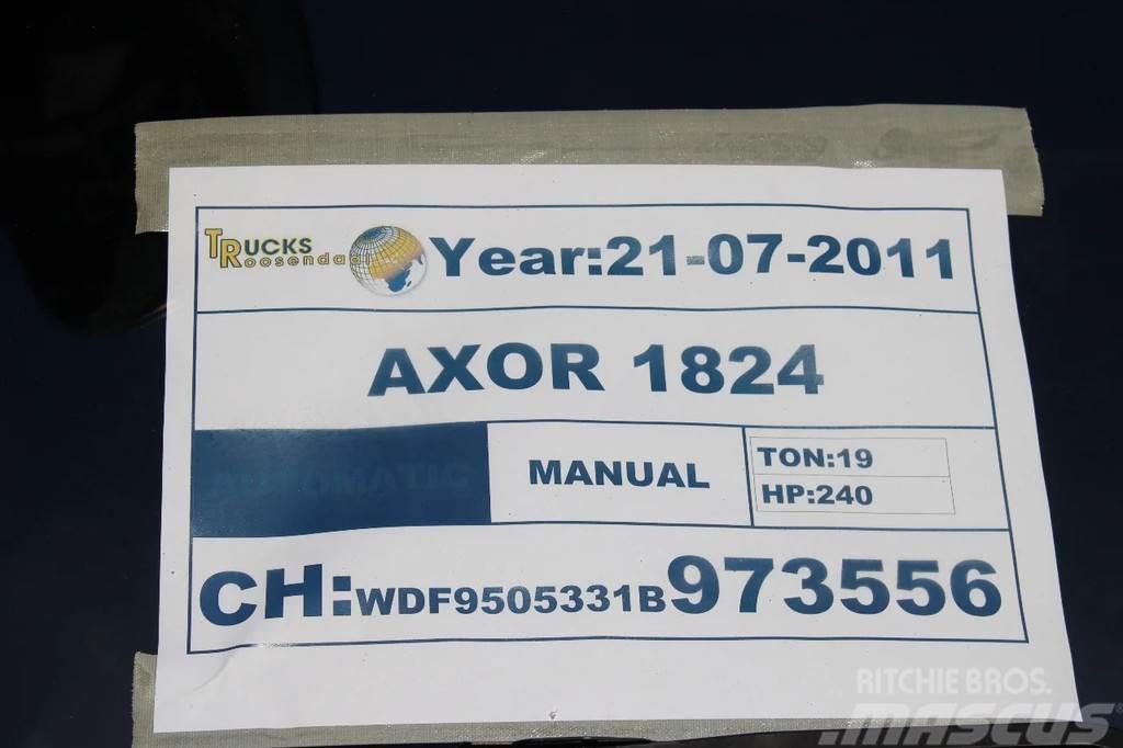 Mercedes-Benz Axor 1824 + EURO 5 Bakwagens met gesloten opbouw