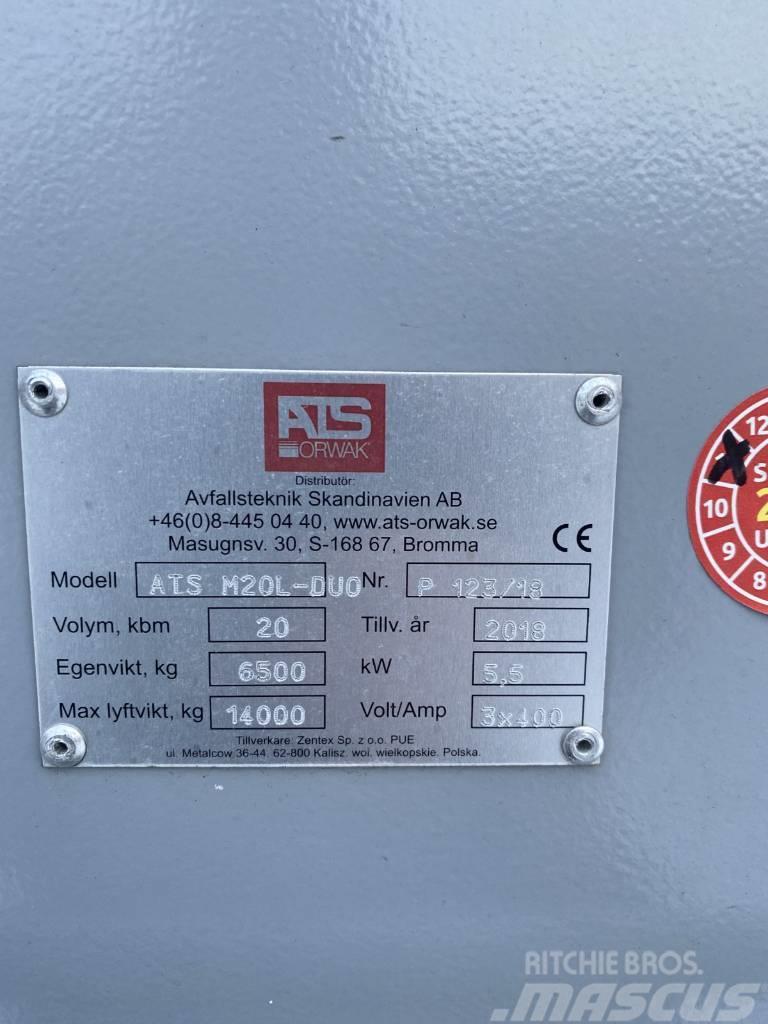  ATS-ORWAK M20-DUO Afvalcompressors