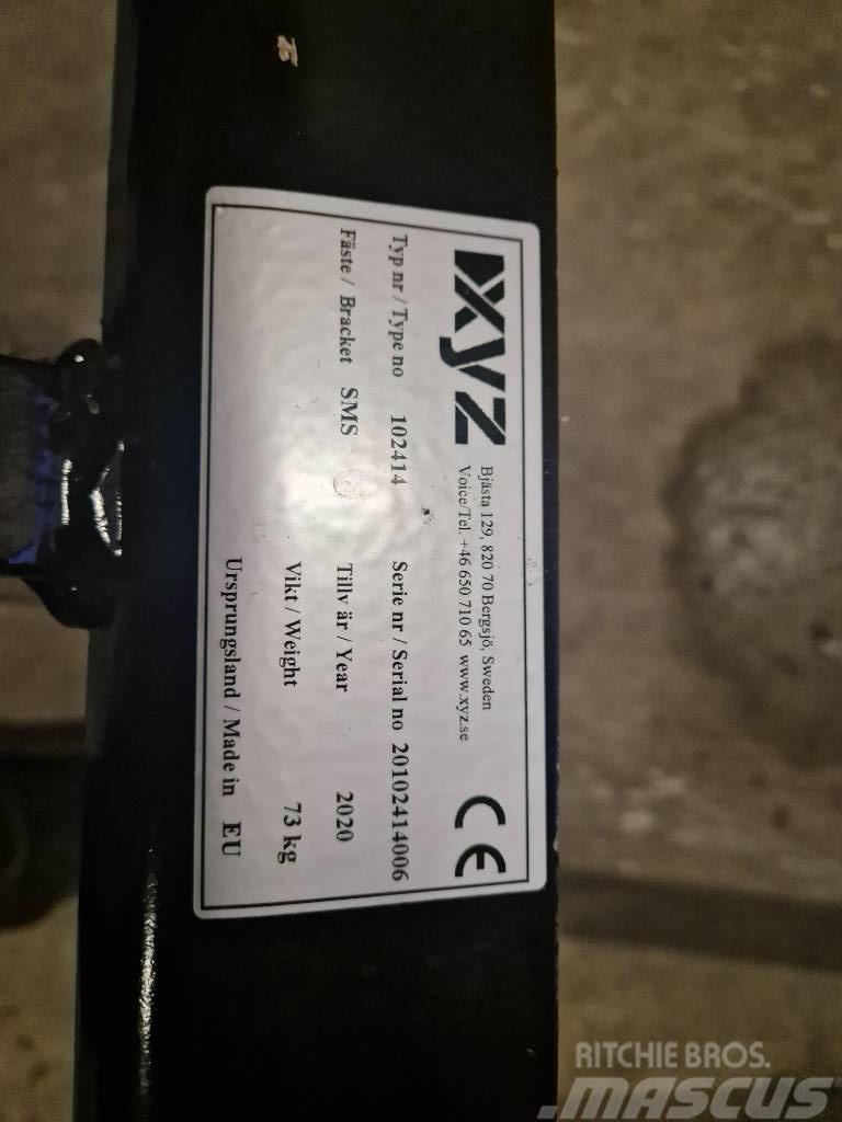XYZ Balspjut 1,2m med SMS-ram Voorladers en gravers
