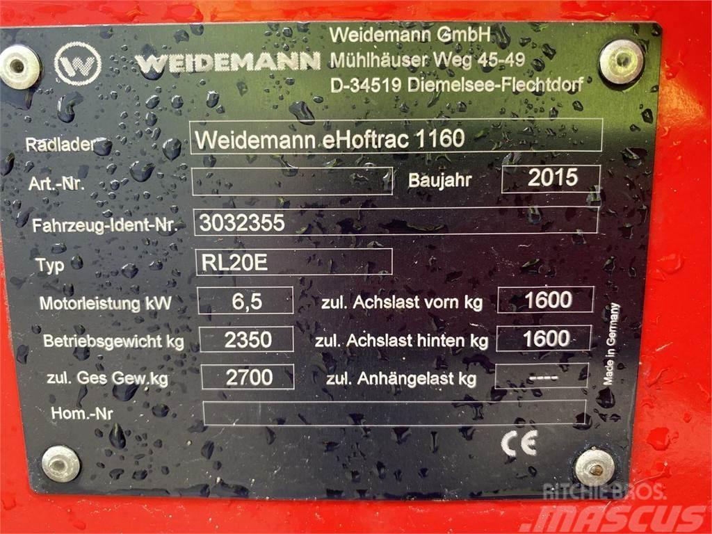 Weidemann 1160 EHOFTRAC Schrank- en knikladers