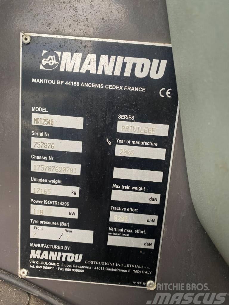 Manitou MRT 2540 Verreikers
