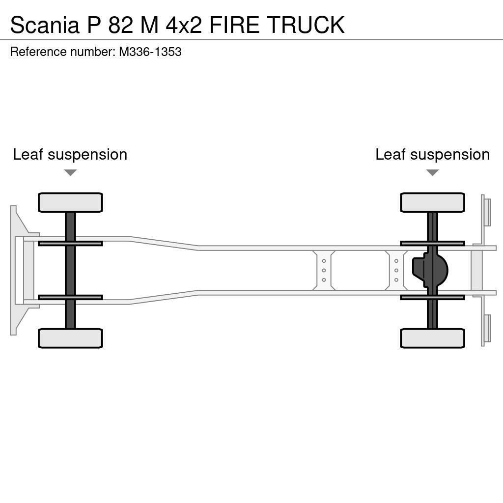 Scania P 82 M 4x2 FIRE TRUCK Brandweerwagens