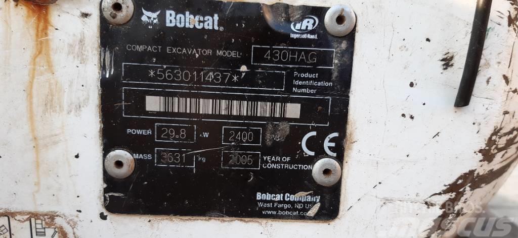 Bobcat 430 HAG Minigraafmachines < 7t