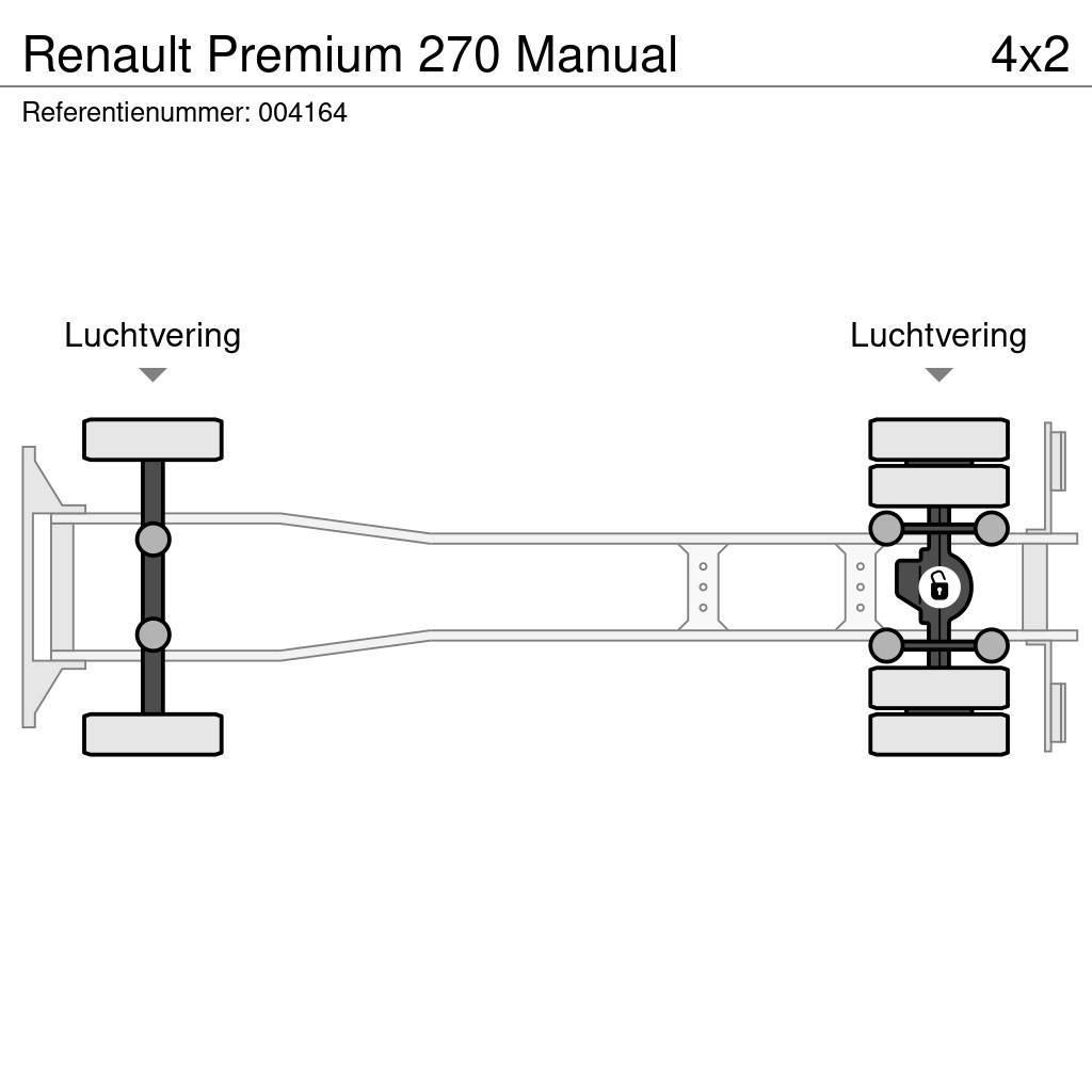 Renault Premium 270 Manual Platte bakwagens
