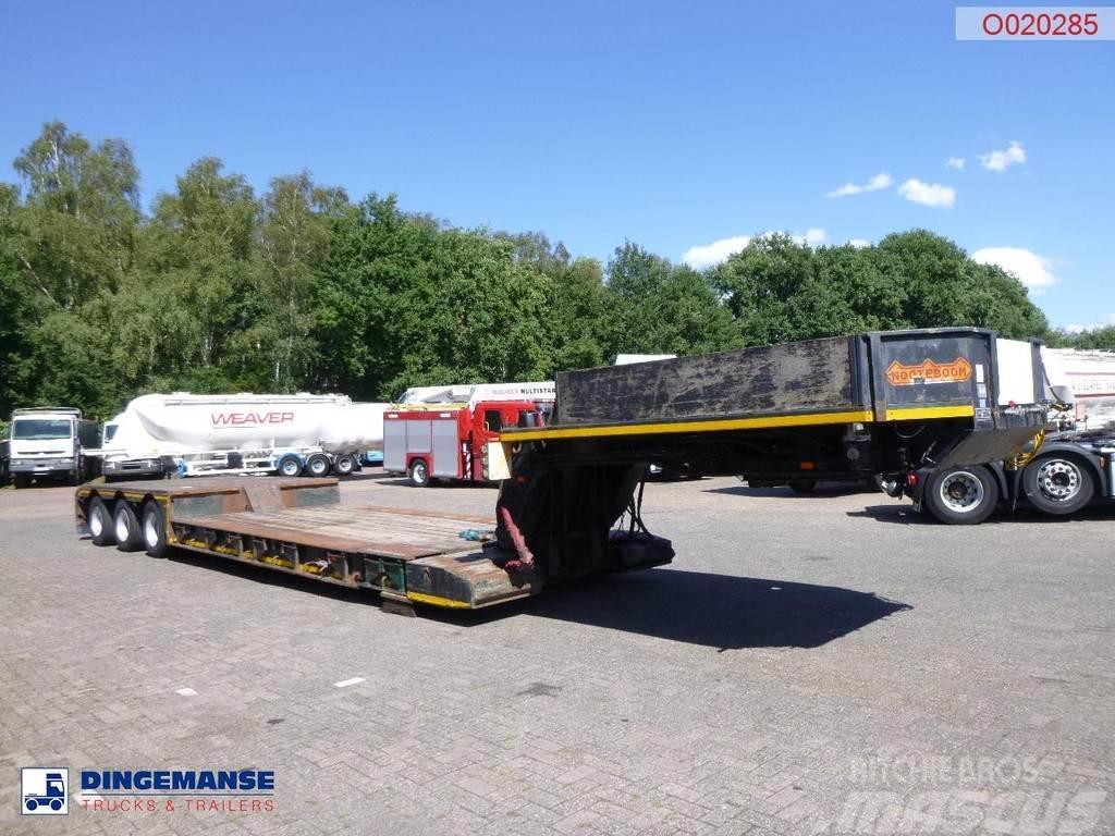 Nooteboom 3-axle lowbed trailer 33 t / extendable 8.5 m Diepladers