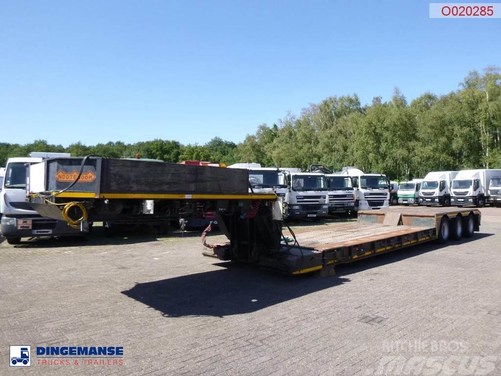 Nooteboom 3-axle lowbed trailer 33 t / extendable 8.5 m Diepladers