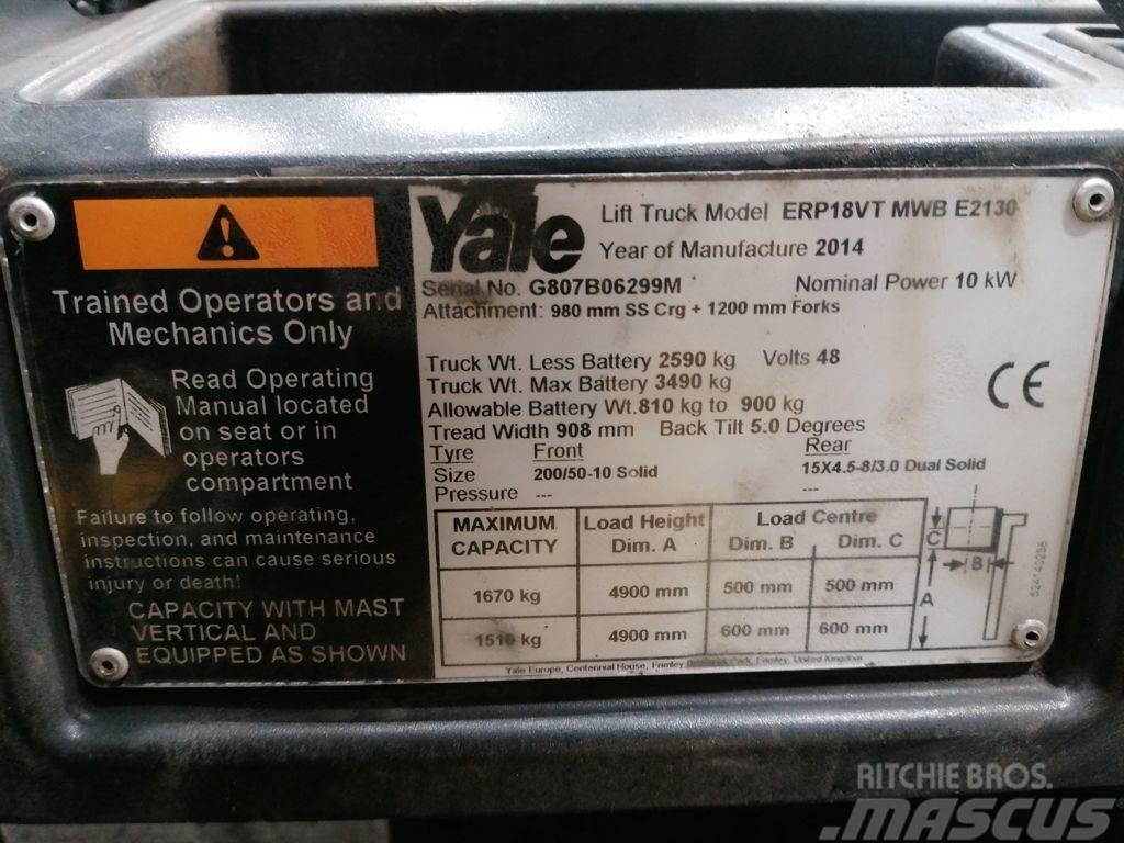 Yale ERP18VT Elektrische heftrucks