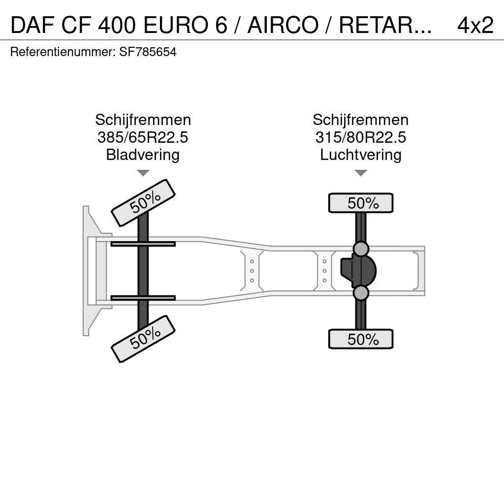 DAF CF 400 EURO 6 / AIRCO / RETARDER Trekkers