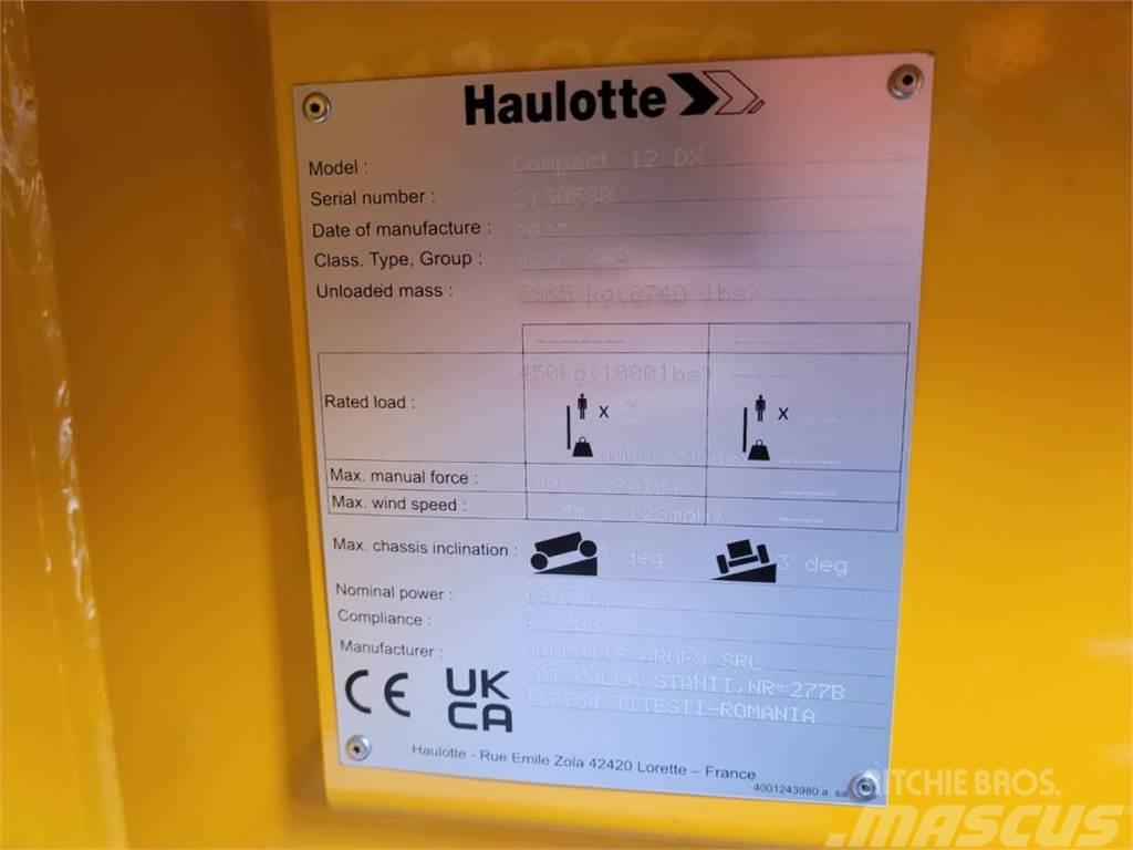 Haulotte COMPACT 12DX Valid Inspection, *Guarantee! Diesel, Schaarhoogwerkers
