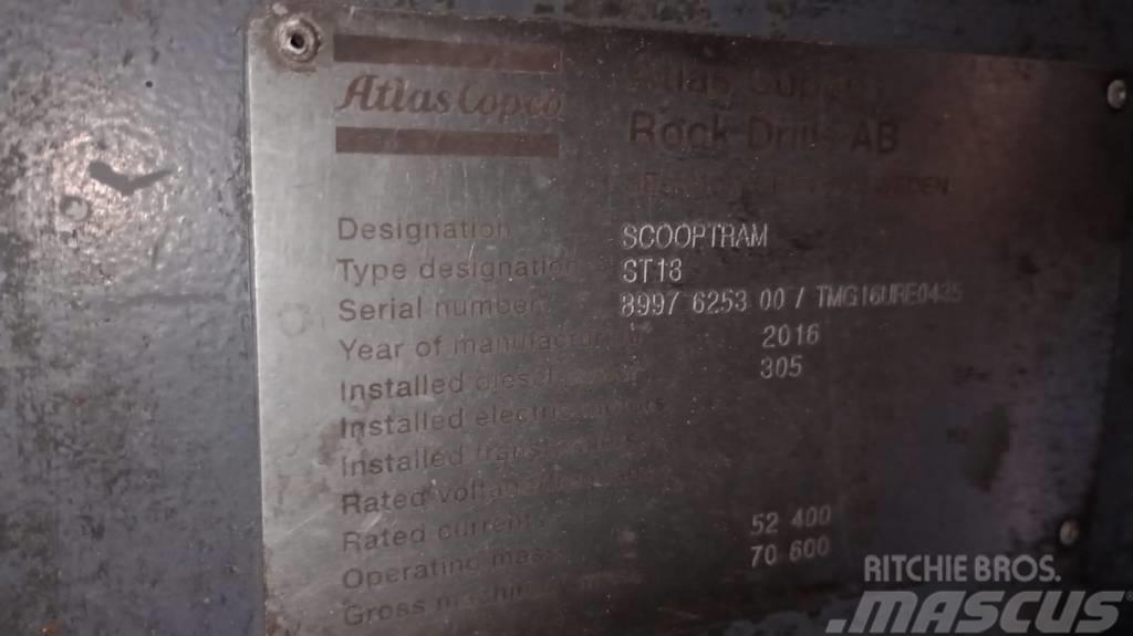 Atlas Copco Scooptram ST18 Mijnbouw shovels