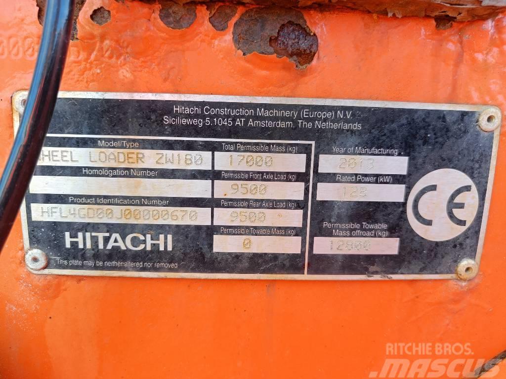 Hitachi ZW 180 Wielladers