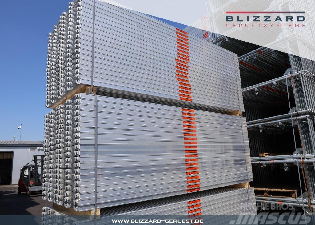 Blizzard S70 163,45 m² neues Blizzard Stahlgerüst + Durchst Steigermateriaal
