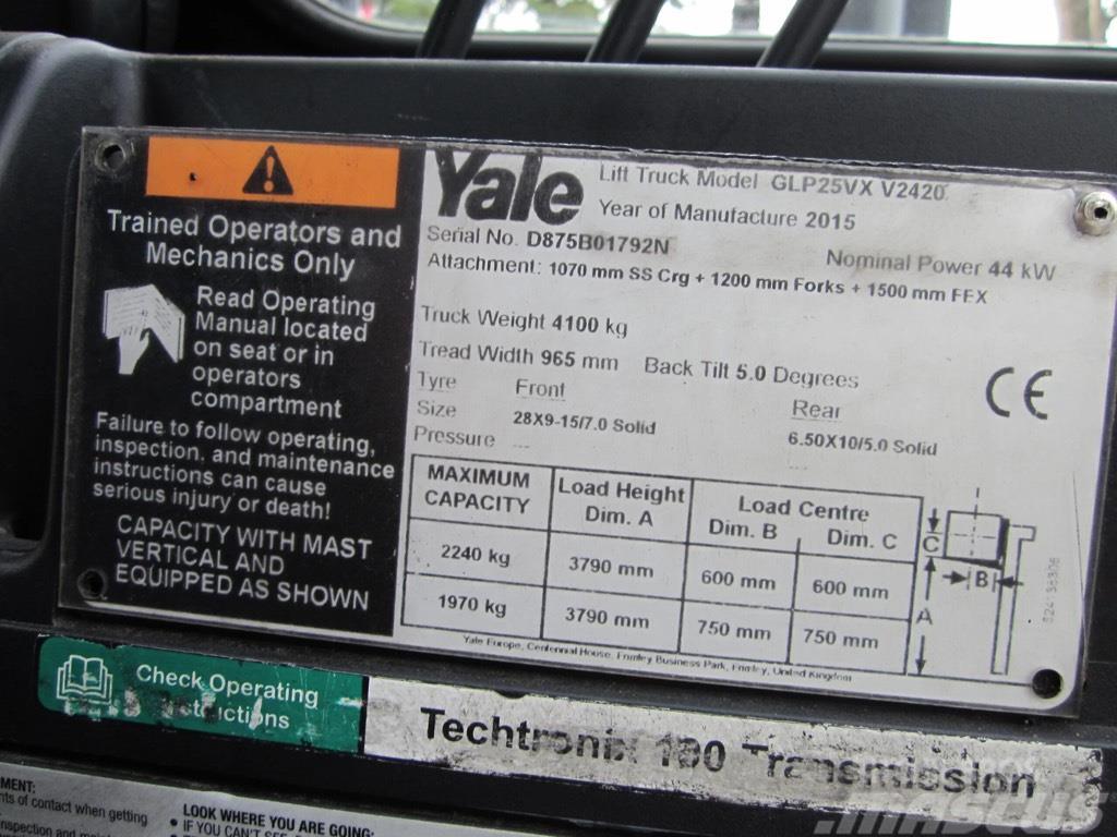 Yale GLP25VX LPG heftrucks