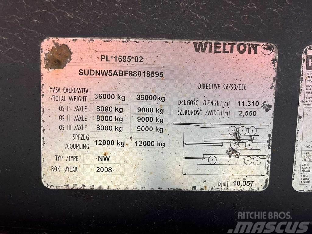 Wielton NW 48 A BOX L=10132 mm / 48 m3 Kippers
