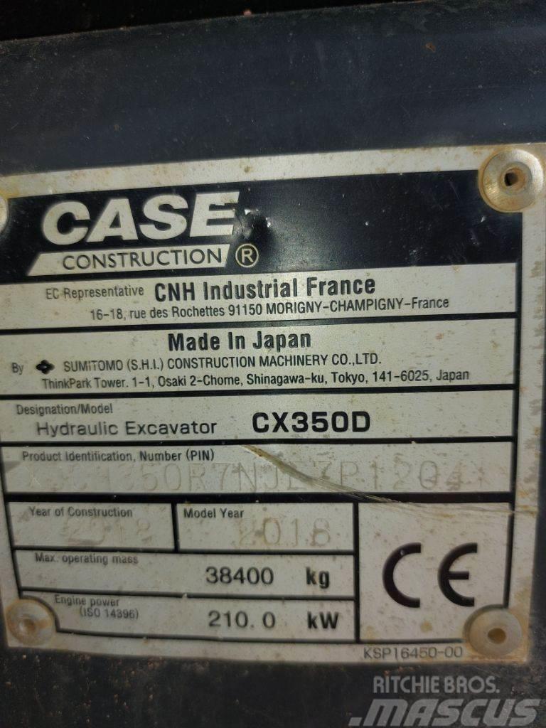 CASE CX 350 D Rupsgraafmachines