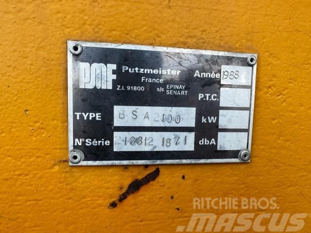 Putzmeister BSA 2100 /160 KW ELEKTRIC Betonpomptrucks