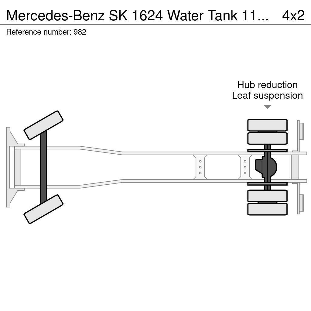 Mercedes-Benz SK 1624 Water Tank 11.000 Liters Spraybar Big Axle Tankwagen