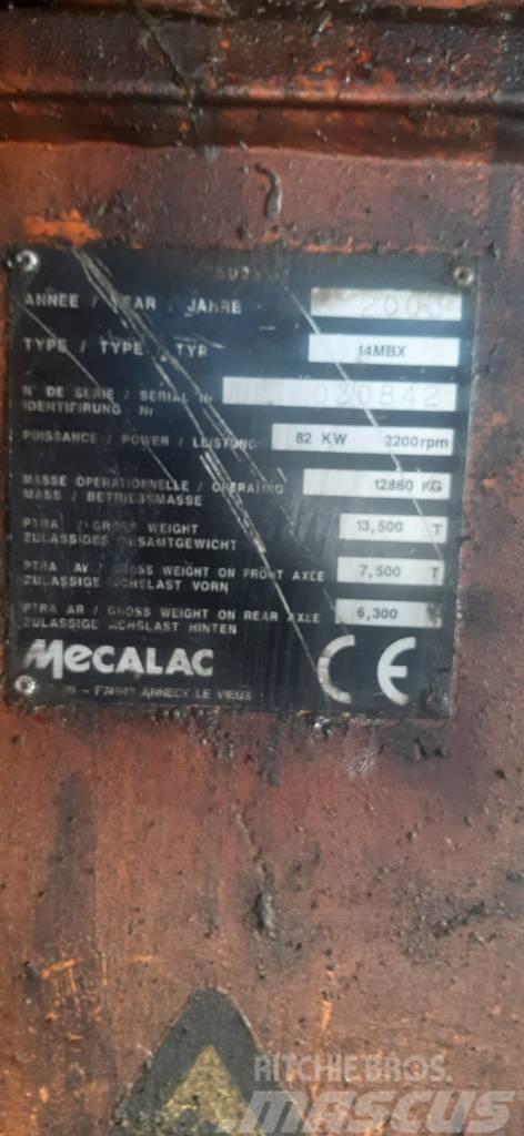 Mecalac 14MBXAR Rail Road Excavator Rail- en spoorwegonderhoud