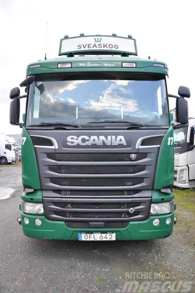 Scania R520 8X4 Euro 6 Hout-Bakwagens