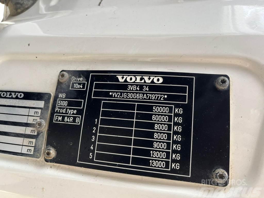 Volvo FMX 500 10x4 RETARDER / FULL STEEL / BOX L=6358 mm Kipper