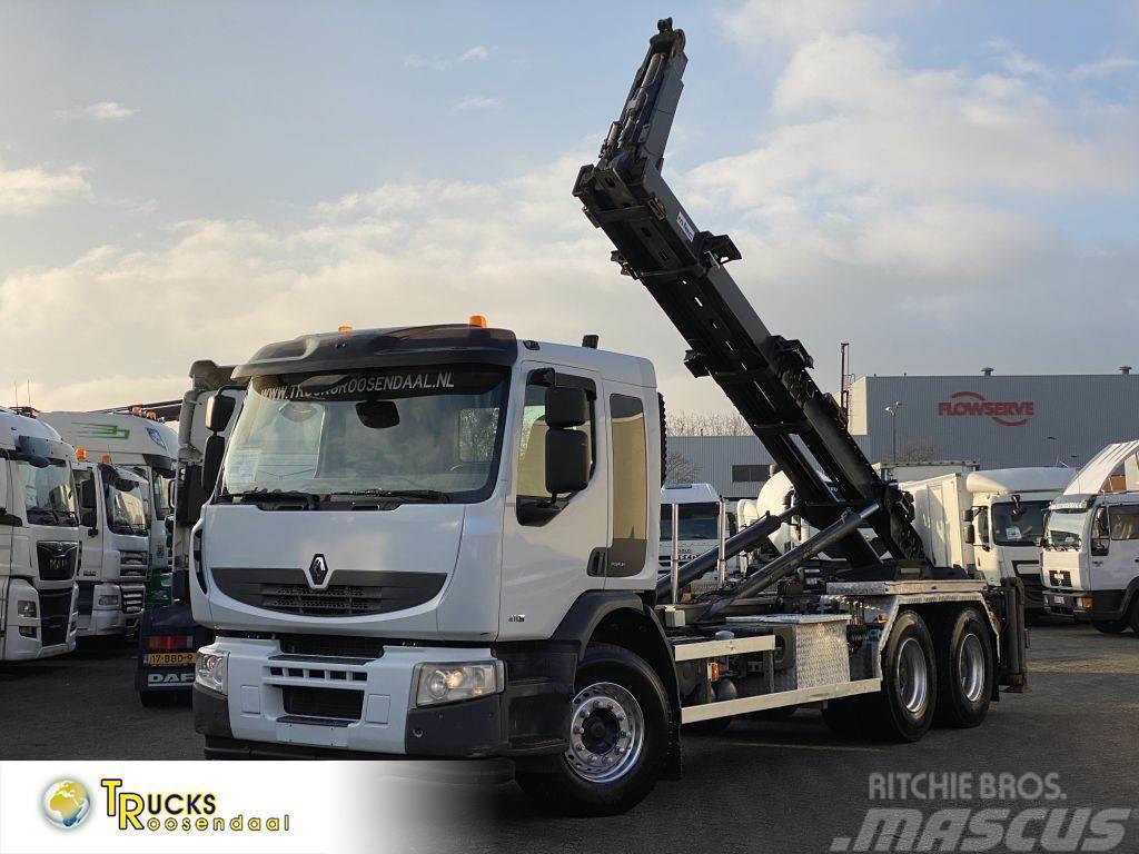 Renault Premium 410 DXI + Hook system + 6x4 Vrachtwagen met containersysteem