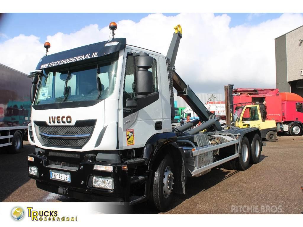 Iveco Stralis 460 + 6X2 + 20T + 12X IN STOCK Vrachtwagen met containersysteem