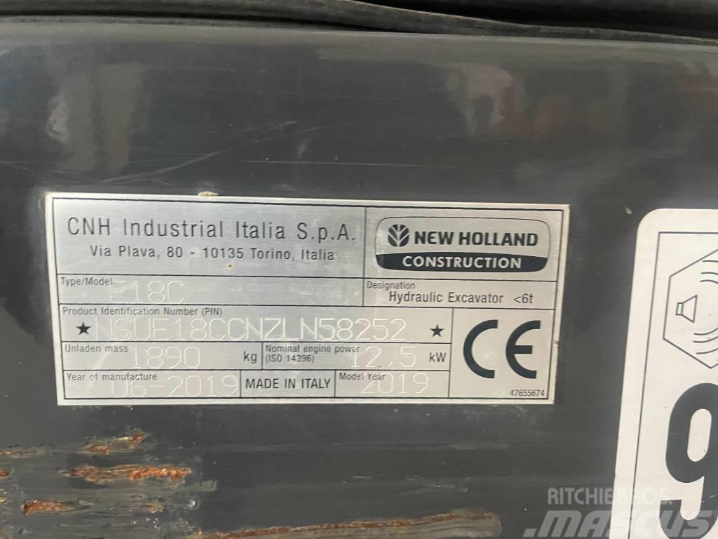 New Holland E 18 C Minigraafmachines < 7t