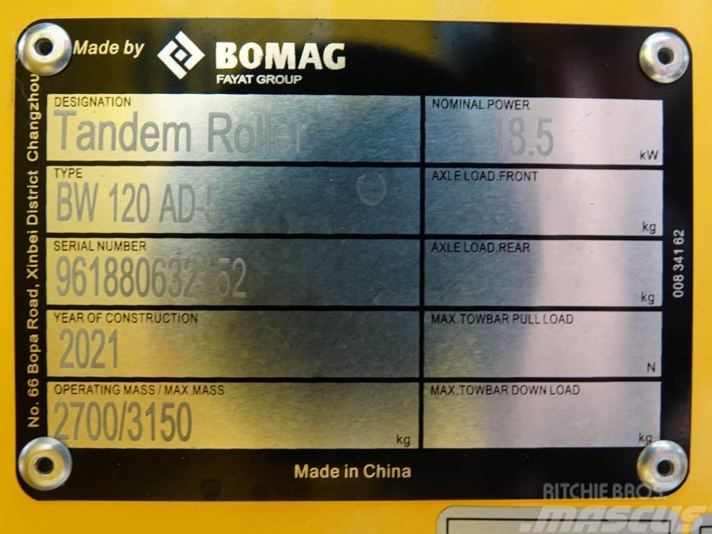 Bomag BW120AD-5 - 200 Hours! Kubota Engine Duowalsen